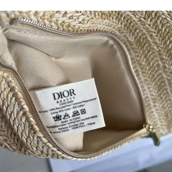 Dior Beige Woven Clutch - Picture 5 of 5